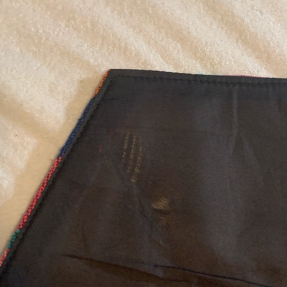 3/$15: Colorful geometric print clutch bag - Picture 3 of 3